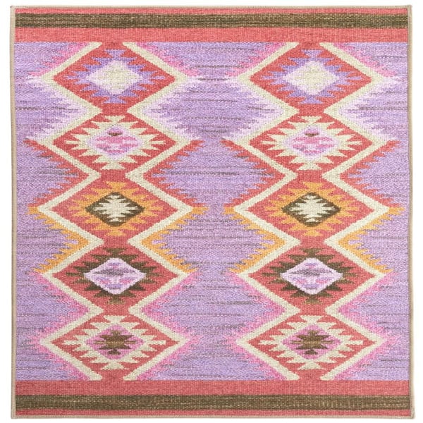 Rhapsody Machine Washable Spice 6 ft. x 9 ft. Indoor Area Rug