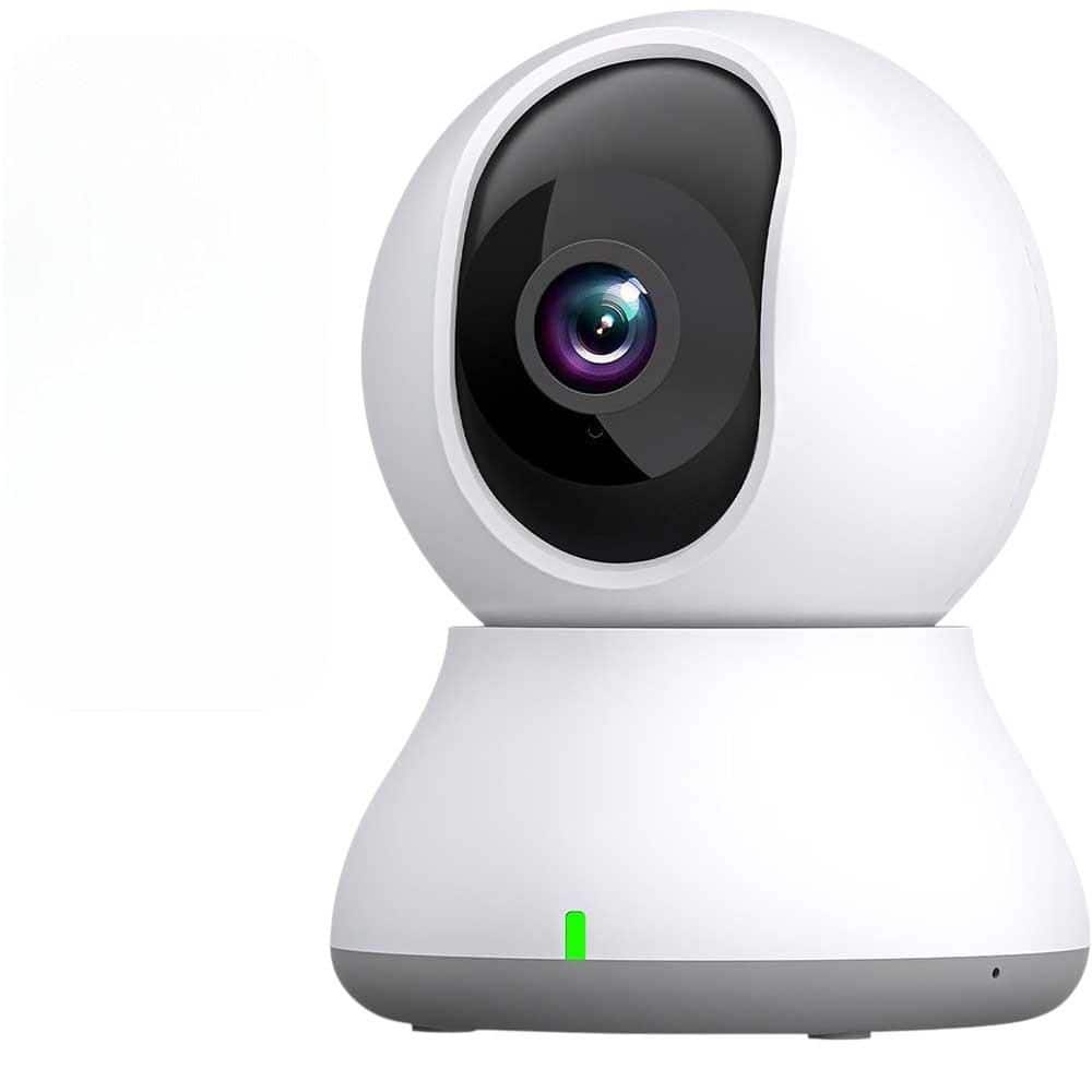 Indoor Security Camera 2K, 360° Pet Camera with Motion Tracking, Phone App