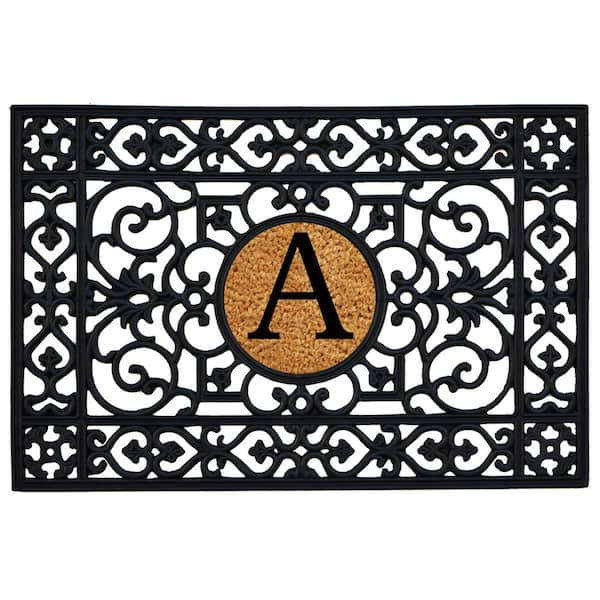 Calloway Mills 24 in. x 36 in. Rubber Monogrammed A Door Mat