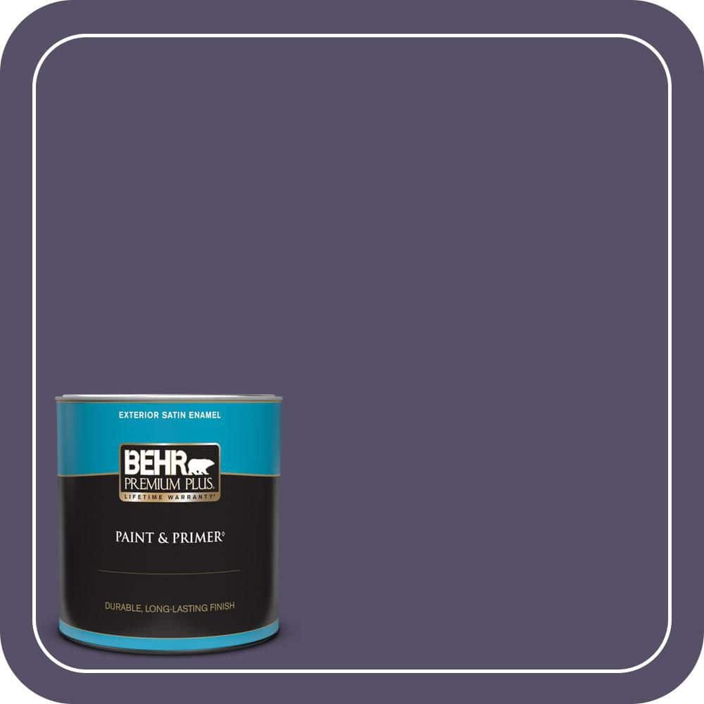 1 qt. #650F-7 Violet Eclipse Satin Enamel Exterior Paint & Primer price history on PriceWatchPro