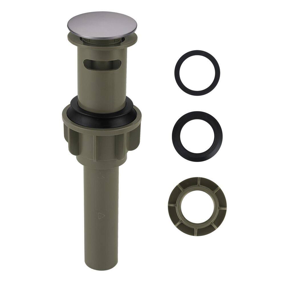 (1-Pack) ABS Pop-Up Drain Assembly with Overflow for Bathroom Sink in Black Stainless Steel price history on PriceWatchPro