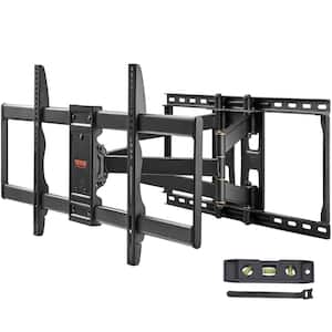 TV Wall Mount  Fits for 37-90 in Full Motion TV Mount Monitor Swivel Tilt Horizontal Adjustment  Bracket Holds 165 lbs.