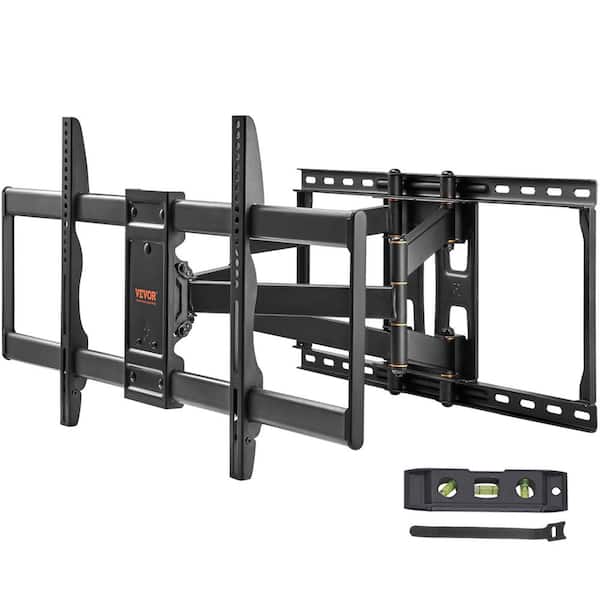 VEVOR TV Wall Mount  Fits for 37-90 in Full Motion TV Mount Monitor Swivel Tilt Horizontal Adjustment  Bracket Holds 165 lbs.