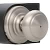 Schlage Andover Satin Nickel Privacy Bed/Bath Door Knob F40