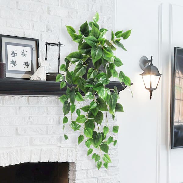 Artificial Vine Plants Hanging Ivy Green Leaves Garden Decoration Garland  Grape Without Pot Fake Greenery Plant Home Accessories