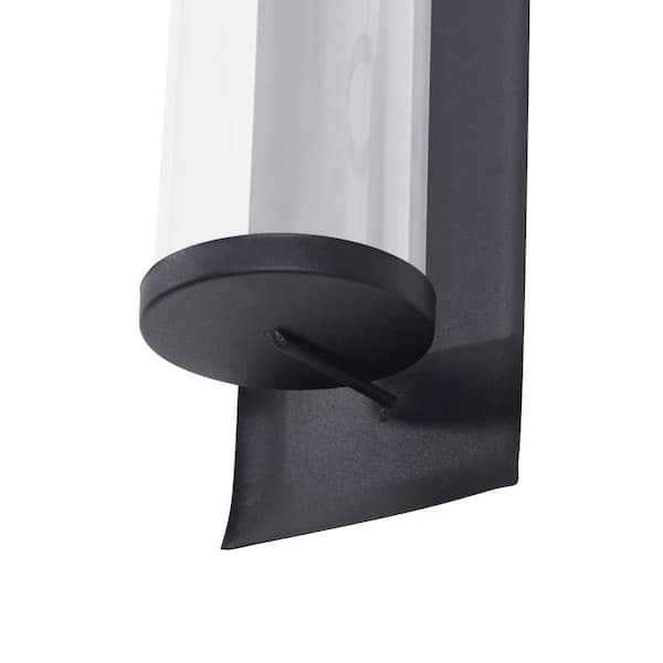 Danya B Algarve 16 In Black Pillar Candle Sconces Set Of 2 Se2203 The Home Depot<script async src=