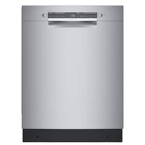 300 Series 24 in. ADA Compliant Smart Front Control Dishwasher in Stainless Steel with Stainless Steel Tub, 46dBA