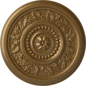 16-1/8 in. x 5/8 in. Marseille Urethane Ceiling Medallion (Fits Canopies upto 4-1/4 in.), Pale Gold