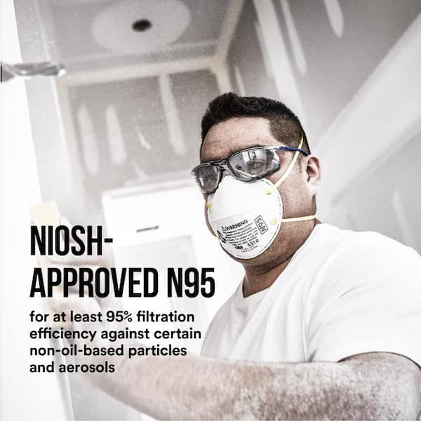 8210 N95 Drywall Sanding Disposable Respirator (20-Pack)