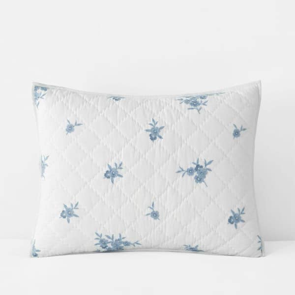 Legends Hotel Brinda Floral White King Quilt Sham