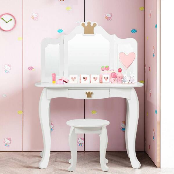 childs dressing table and chair