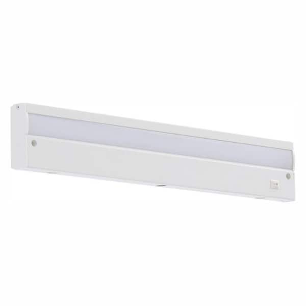 18 in. Hardwired White Integrated LED Under Cabinet Light