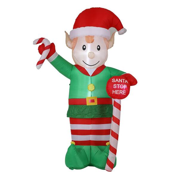 inflatable elf costume