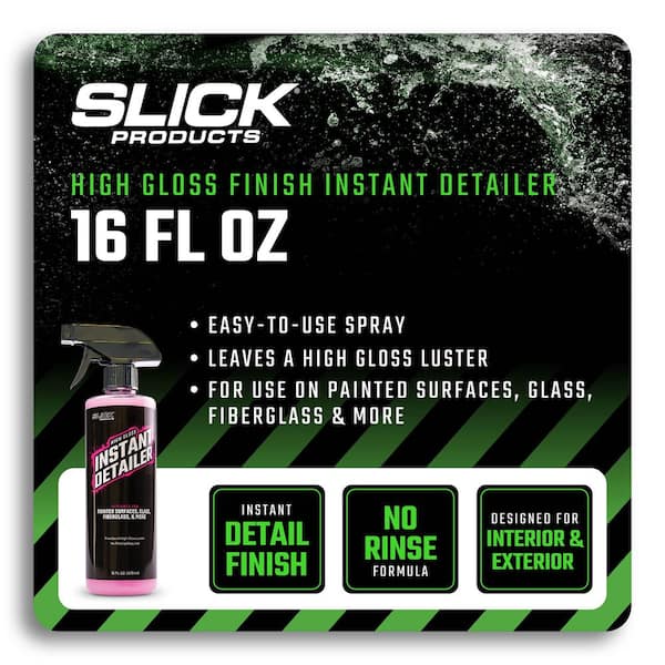 Slick Products SP4001 Shine & Protectant Spray Coating, High-Gloss Luster  Renew 639713588668