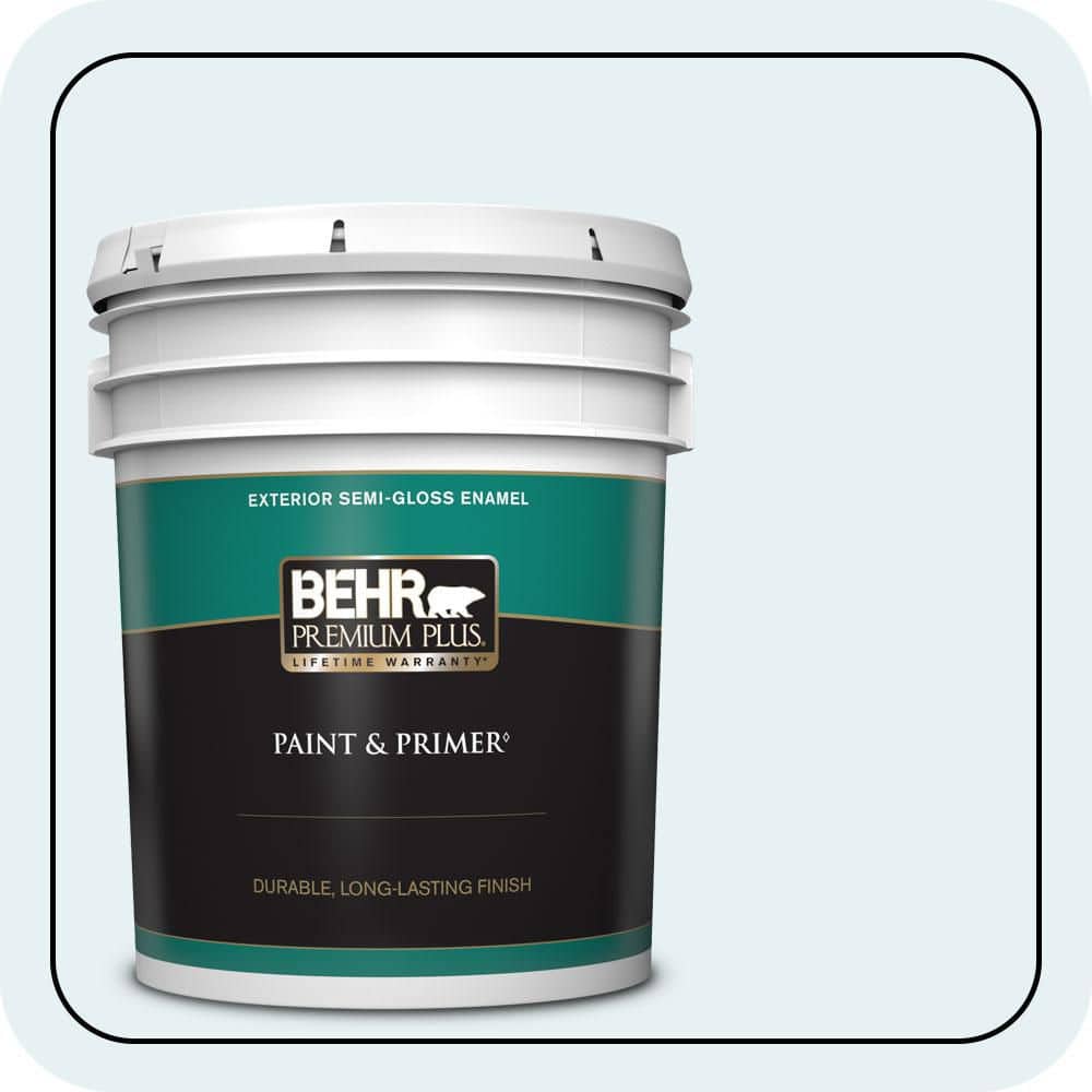 5 gal. #BL-W04 Ethereal White Semi-Gloss Enamel Exterior Paint & Primer price history on PriceWatchPro