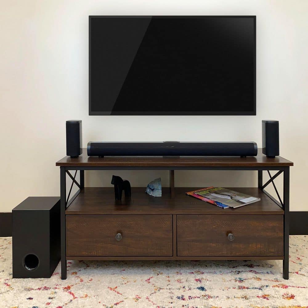 32 or 45-inch, 4.1-Channel Bluetooth Soundbar with Detachable / Attachable Satellite Speakers, Subwoofer, Remote - Thumbnail 4