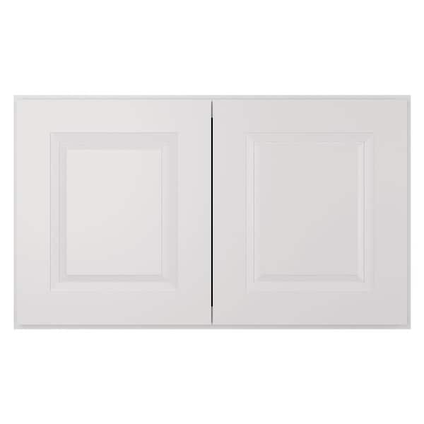 HOMEIBRO 30-in W X 12-in D X 18-in H in Traditional Dove Plywood Ready to Assemble Wall Cabinet Kitchen Cabinet