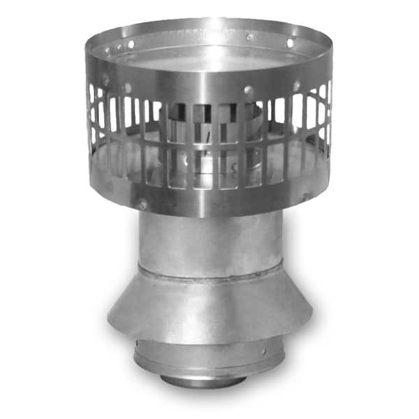 3 in. x 5 in. Stainless Steel Concentric Vent Termination For Indoor Tankless Gas Water Heaters Venting Solutions