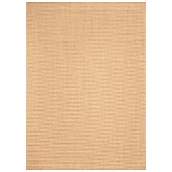 Martha Stewart 5 ft. x 7 ft. Natural Solid Color Area Rug
