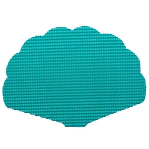 Fishnet Shell Placemat in Teal (Set of 12)
