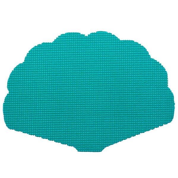 Kraftware Fishnet Shell Placemat in Teal (Set of 12)