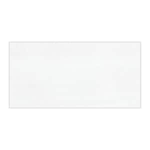 Subway White 6 in. x 3 in. Peel and Stick Backsplash Handmade Looks Waterproof Stone Composite Wall Tile (100-Pack)