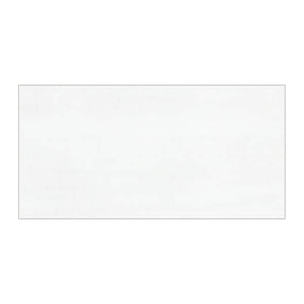 sunwings Subway White 6 in. x 3 in. Peel and Stick Backsplash Handmade Looks Waterproof Stone Composite Wall Tile (100-Pack)