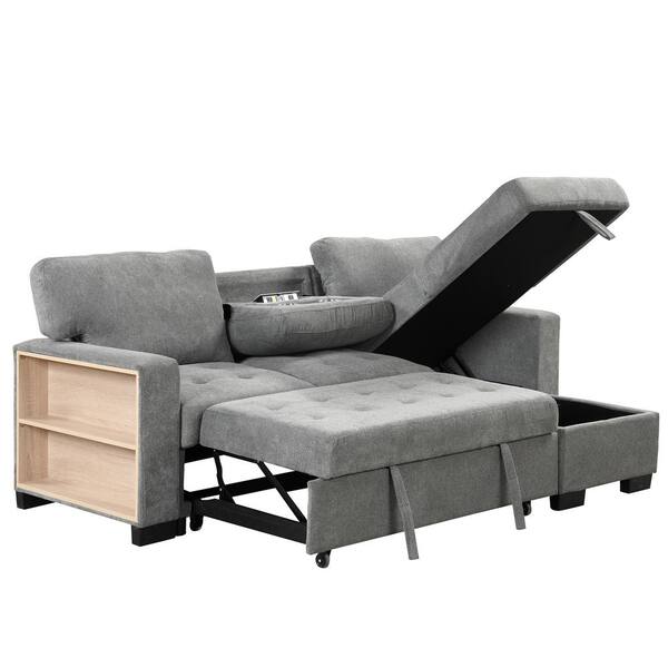 Sofa Bed Ucloveria Sectional Sofa Couch, Sleeper With Couch Bed