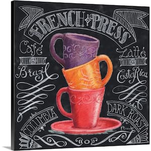 "Chalkboard Coffee II" by Paul Brent Canvas Wall Art