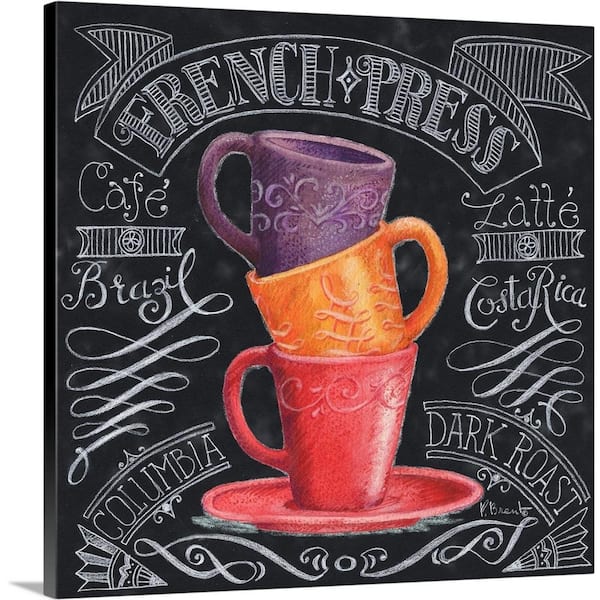 GreatBigCanvas "Chalkboard Coffee II" by Paul Brent Canvas Wall Art