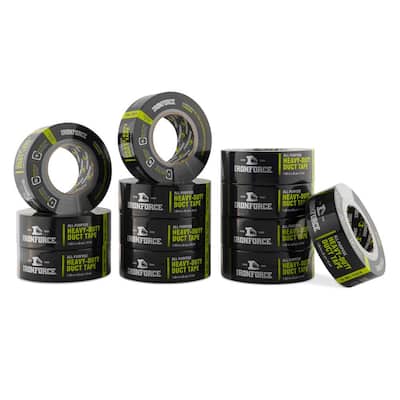 1.89 in. x 35 yd. All-Purpose Heavy-Duty Duct Tape in Gray Pro Pack (12-Pack)