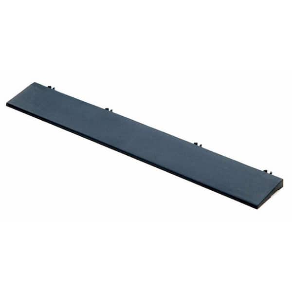 Unbranded Bergo XL 0.39 in. x 2.5 in. x 1.24 ft. PVC Graphite Edge Trim Kit Set (10-Piece)