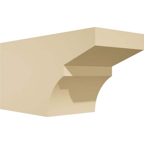 Ekena Millwork Standard Monterey 5 in. W x 6 in. H x 12 in. D Signature Urethane Rafter Tail Outlooker