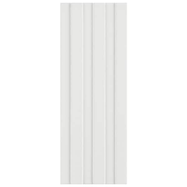 Ivy Hill Tile Veluto White 3 in. x 0.59 in. 3D Matte Porcelain Wall Tile Sample