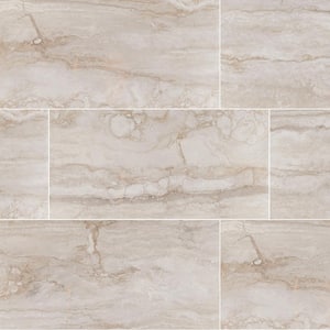 Bernini Camo 12 in. x 24 in. Polished Porcelain Stone Look Floor and Wall Tile (16 sq. ft./Case)