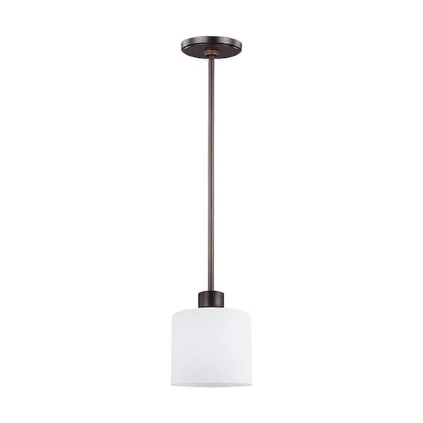 Canfield 1-Light Burnt Sienna Mini Pendant