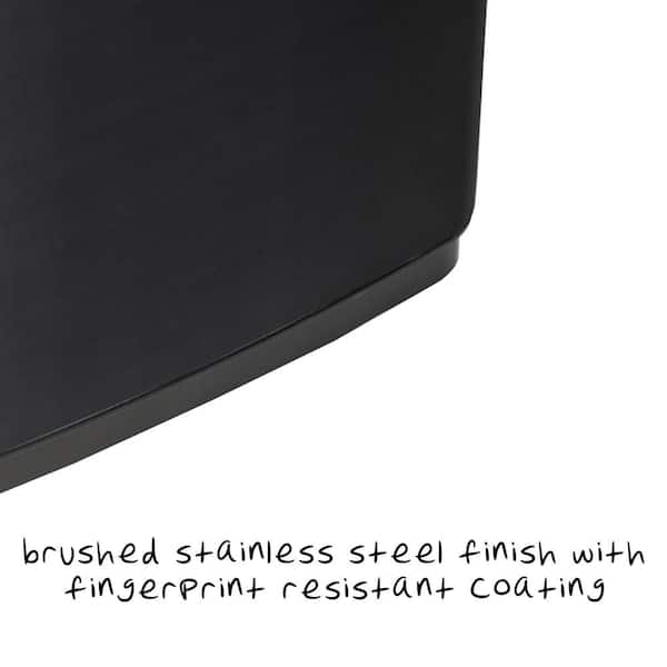 Honey-Can-Do - 13 Gal. Stainless Steel Touchless Sensor Trash Can