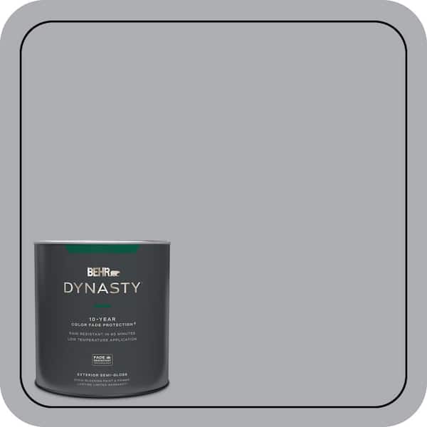 BEHR DYNASTY 1 qt. #760E-3 Gray Timber Wolf Semi-Gloss Enamel Exterior Stain-Blocking Paint & Primer