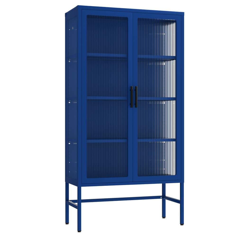 31.5 in. W x 12.6 in. D x 61 in. H Bathroom Storage Wall Cabinet with Adjus