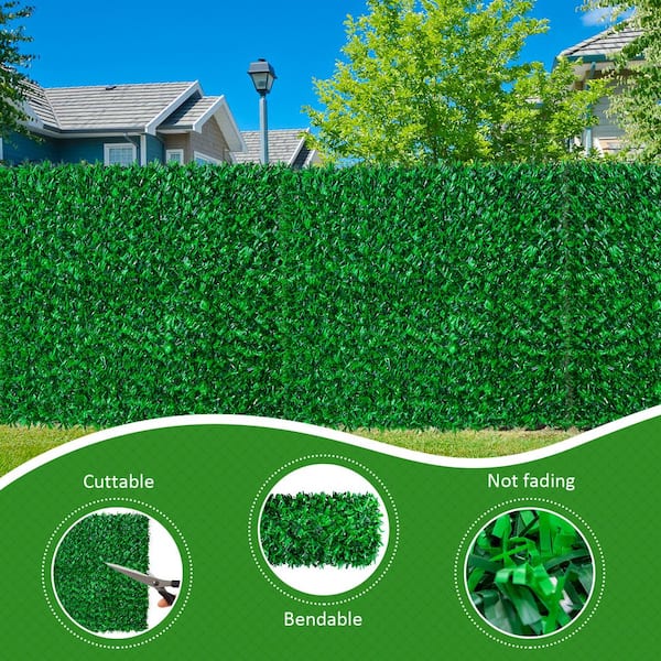 【IRON】Grass様★専用ページ 120 in. x 40 in. Green Artificial Grass Hedge Panel Outdoor Garden