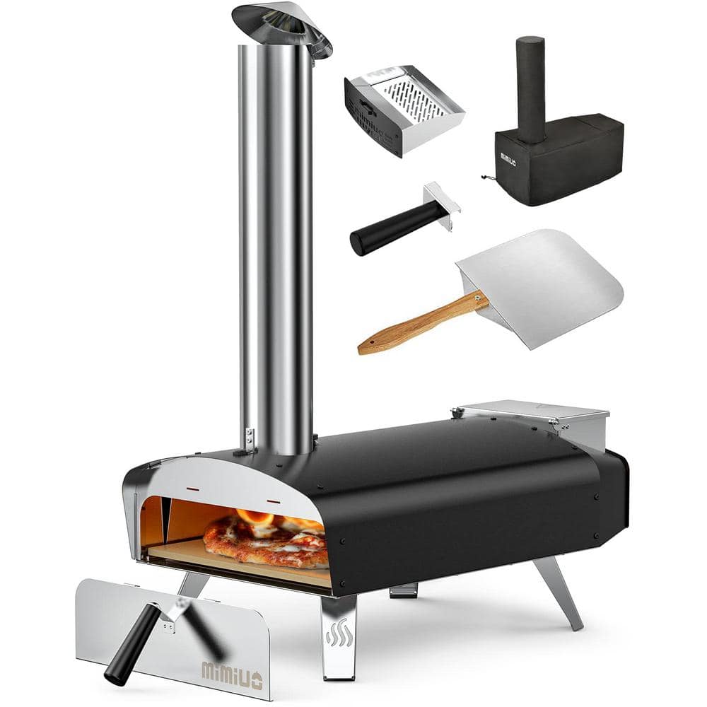 12 in. Wood Pellet Black Outdoor Pizza Oven with Pizza Stone - Classic W-Oven Series price history on PriceWatchPro