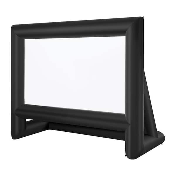 SKYSHALO Inflatable Projector Screen, 216 in. Movie Screen with Storage Bag Easy Setup for Outdoor, Backyard, Home Theater, Party