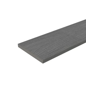 1/2 in. x 5-1/2 in. x 5-3/4 ft. Westminster Gray Flat Top Composite Fence Picket
