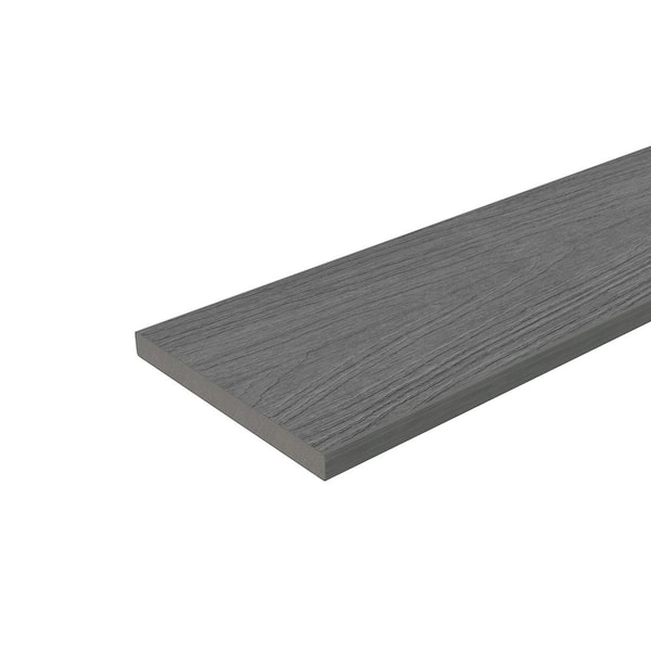 NewTechWood 1/2 in. x 5-1/2 in. x 5-3/4 ft. Westminster Gray Flat Top Composite Fence Picket