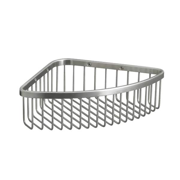 Contempo Suction Cup Corner Shower Basket SS