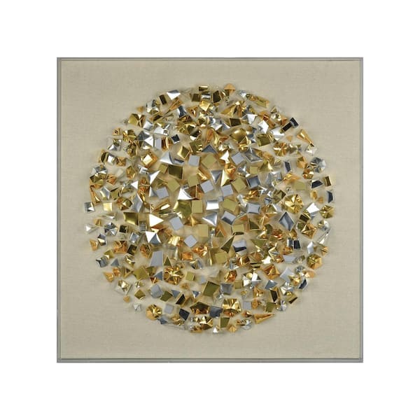 Titan Lighting 47 in. x 47 in. "HRH" Wooden Framed Wall Art