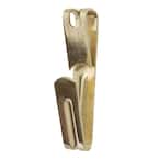 20 lb. Steel Brass-Plated Conventional Picture Hooks (8-Pack)