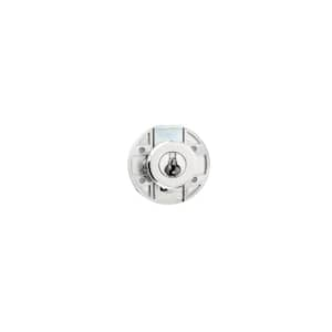 29/32 in. (23 mm) Chrome Draw er Lock for Maximum 29/32 in. (23 mm) Panel Thickness