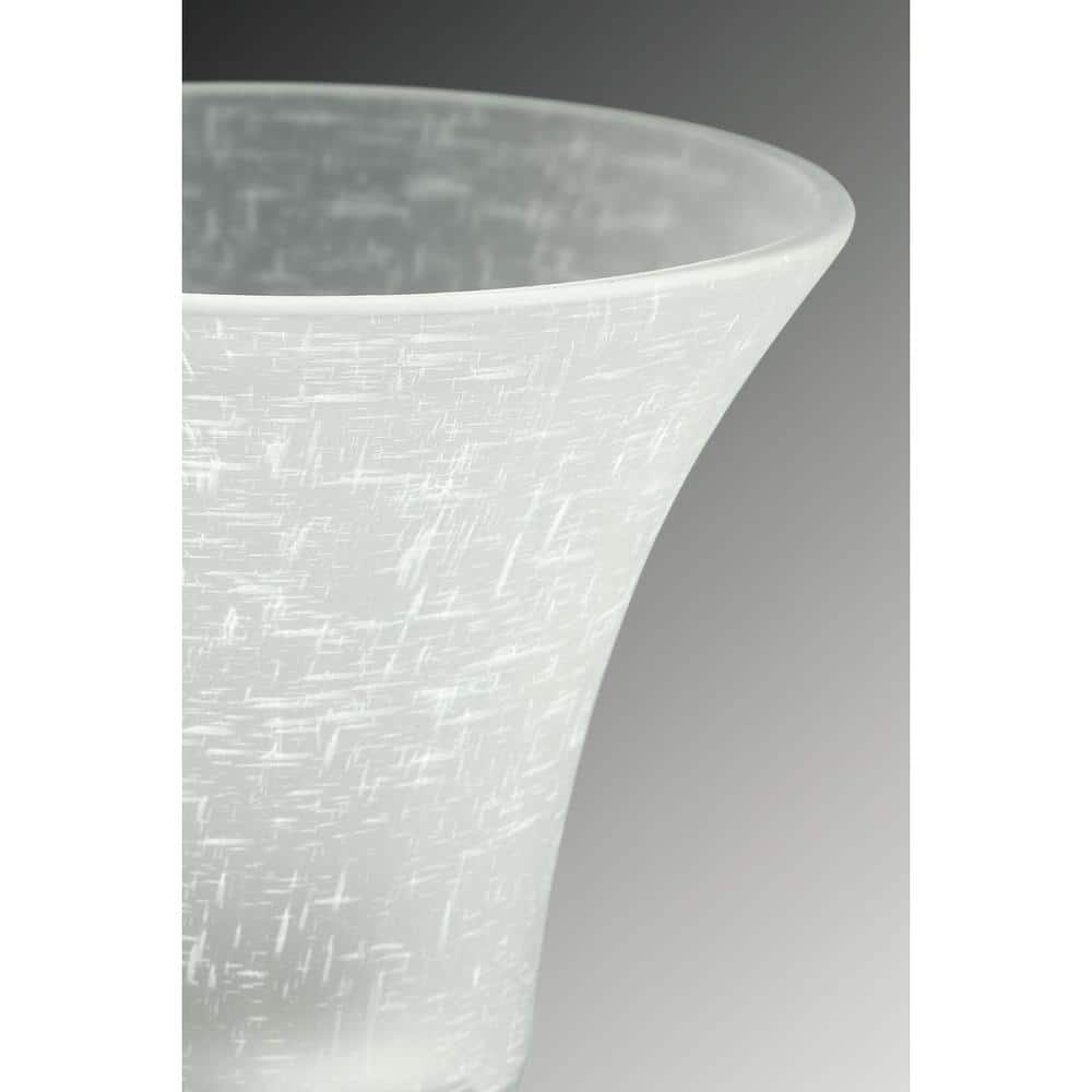 Tally Collection Modern Elegance 4-Light Brushed Nickel Pendant with White Glass Shade