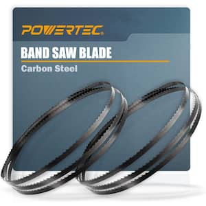 105 in. x 1/8 in. x 14 TPI Band Saw Blade for Woodworking, for Most 14 in. Band Saws with Riser Block (2-Pack)